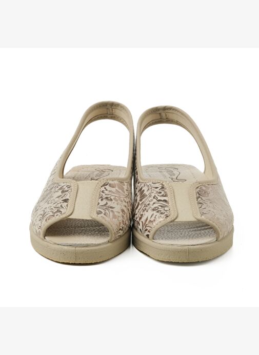 Kadın Sandalet 983 Green Life STRETCH WOMEN'S FOOTWEAR Beige - Görsel 3