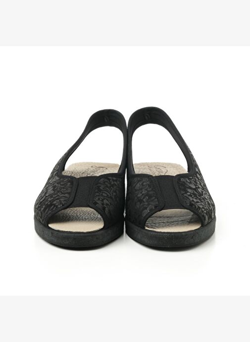 Kadın Sandalet 983 Green Life STRETCH WOMEN'S FOOTWEAR Black - Görsel 3