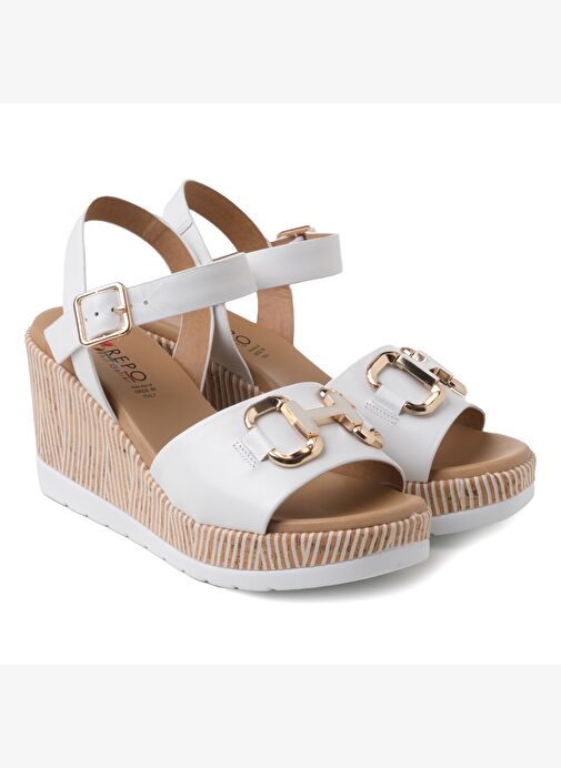 Kadın Sandalet 51232-E4 Repo Bianco - Görsel 4