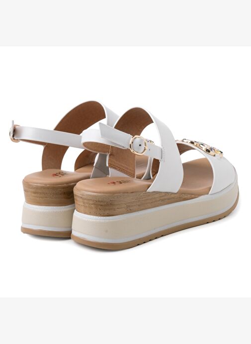 Kadın Sandalet 19252-E4 Repo Bianco - Görsel 5