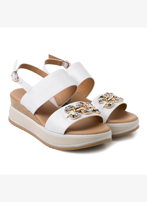 Kadın Sandalet 19252-E4 Repo Bianco - Görsel 4