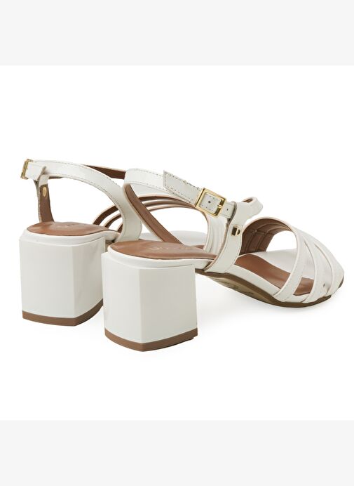 Kadın Sandalet 475207DS Donna Serena 5207 DS VER.DAN Bianco - Görsel 5