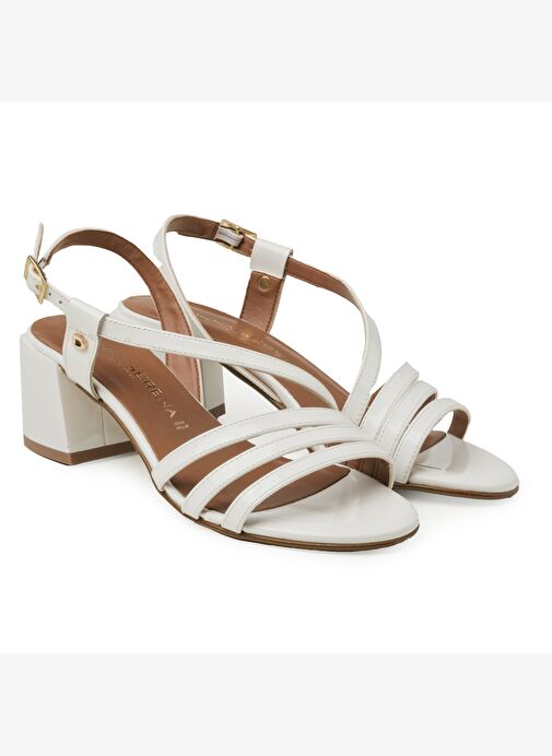 Kadın Sandalet 475207DS Donna Serena 5207 DS VER.DAN Bianco - Görsel 4