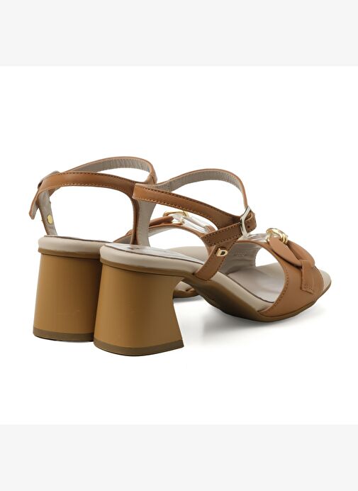 Kadın Sandalet 5P5114DP Donna Serena 5114 SOFTNIL PELLE Cuoio - Görsel 5