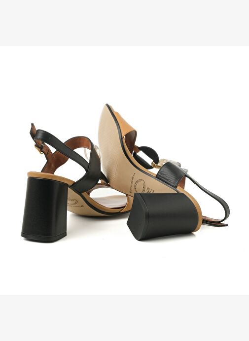 Kadın Sandalet 4D5214DP Donna Serena VIT.SETA MARE P Legno+Nero - Görsel 6