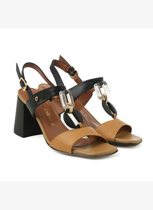 Kadın Sandalet 4D5214DP Donna Serena VIT.SETA MARE P Legno+Nero - Görsel 4