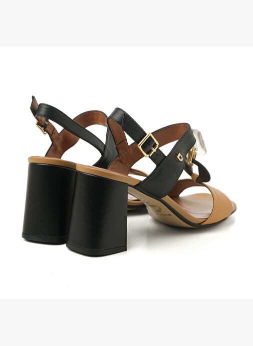 Kadın Sandalet 4D5214DP Donna Serena VIT.SETA MARE P Legno+Nero - Görsel 5