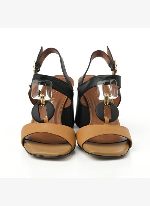 Kadın Sandalet 4D5214DP Donna Serena VIT.SETA MARE P Legno+Nero - Görsel 3