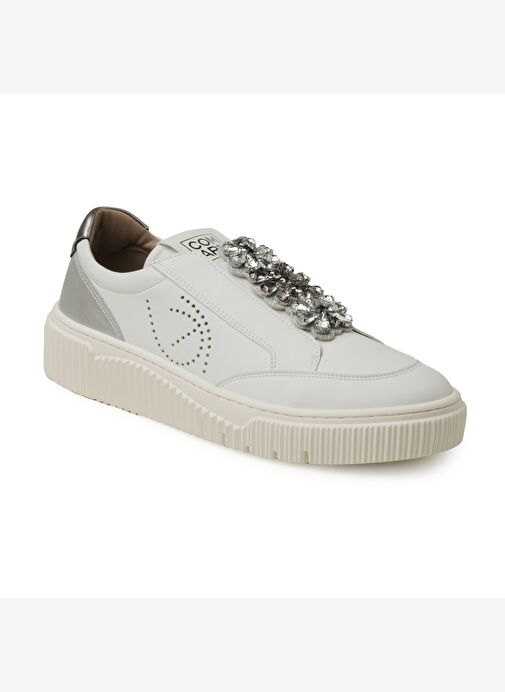 Kadın Sandalet 6H5168 Comart Micro Tech Bianco - Görsel 2