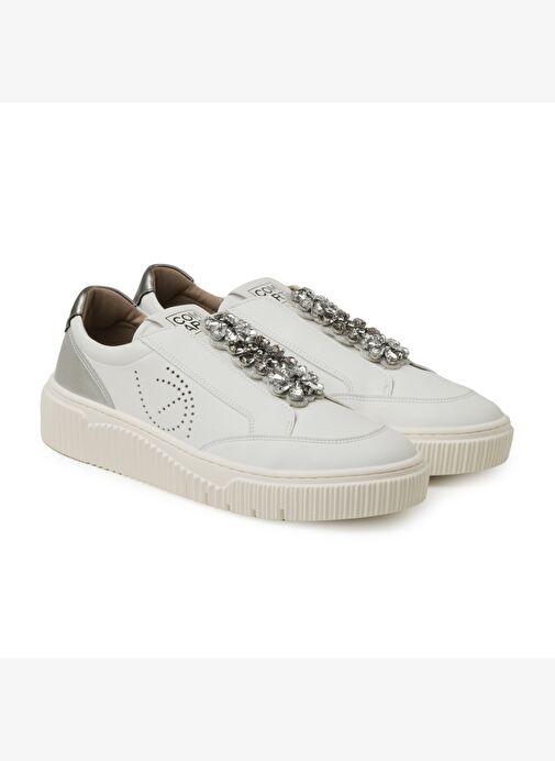 Kadın Sandalet 6H5168 Comart Micro Tech Bianco - Görsel 4