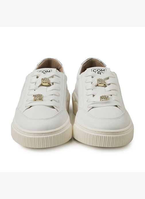 Kadın Sandalet 6H5240 Comart 5240 Micro Tech Bianco - Görsel 3