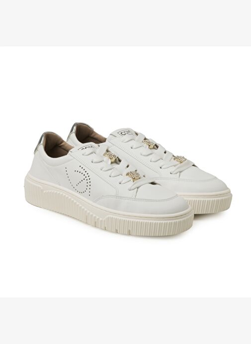 Kadın Sandalet 6H5240 Comart 5240 Micro Tech Bianco - Görsel 4