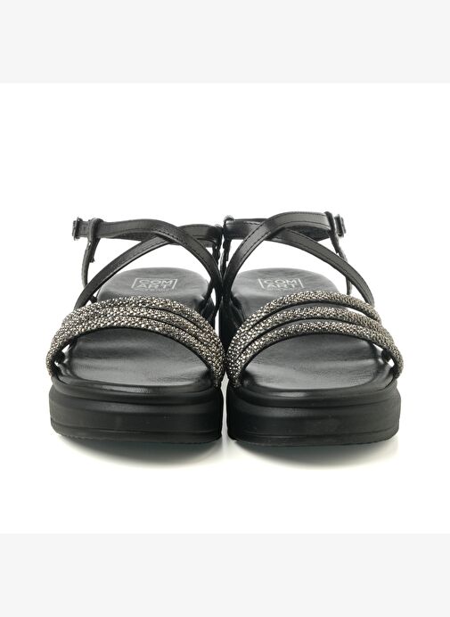 Kadın Sandalet 8H5193PM Comart VITELLO PELLE B2 Nero - Görsel 3