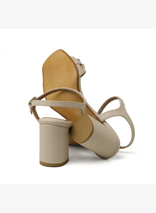 Kadın Sandalet 7D5146 Comart 5146 Tender Lia Panna - Görsel 6