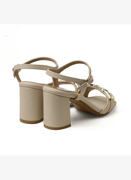 Kadın Sandalet 7D5146 Comart 5146 Tender Lia Panna - Görsel 5