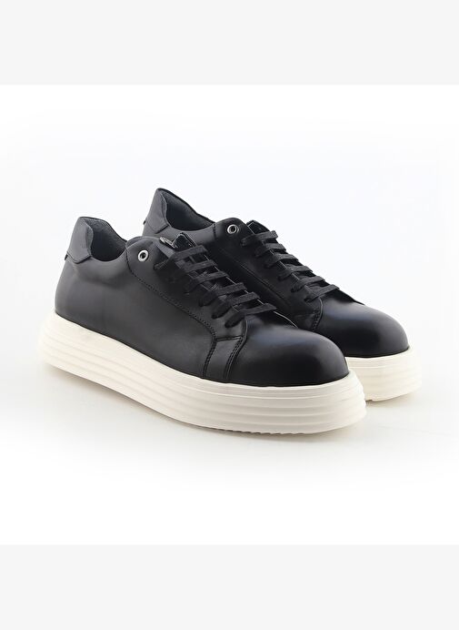 Erkek Sneaker ( Günlük) KA-E9402 John May Paris Siyah Bambi - Görsel 3