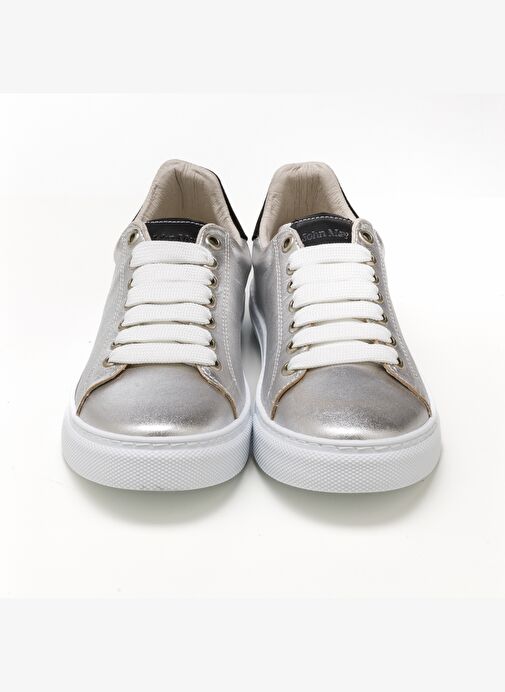 Kadın Sneaker ( Günlük) MAR-25Y-209-02 John May Gümüş-Siyah Sim - Görsel 4