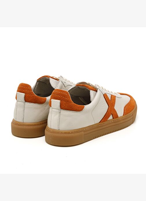 Kadın Sneaker ( Günlük) MAR-25Y-192-3030 John May Orange Süet-Bej Cilt-Orange Süet - Görsel 5