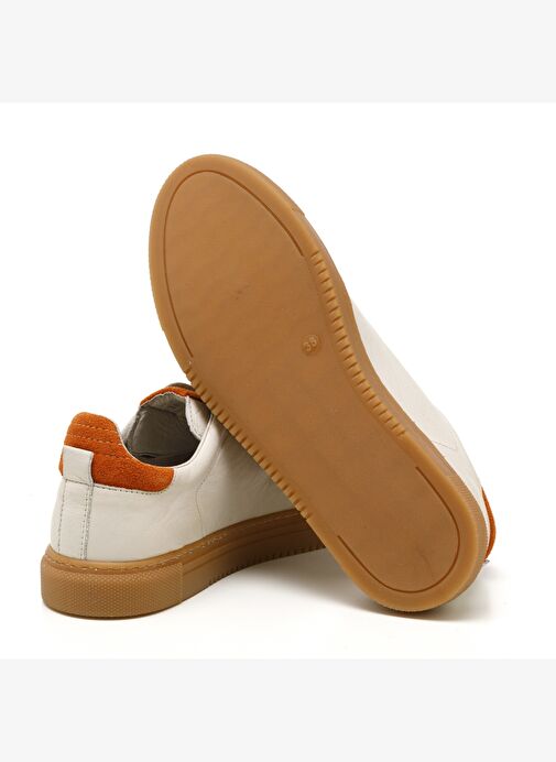 Kadın Sneaker ( Günlük) MAR-25Y-192-3030 John May Orange Süet-Bej Cilt-Orange Süet - Görsel 6