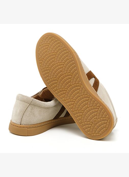 Kadın Sneaker ( Günlük) MAR-25Y-192-4003 John May Bej Süet-Taba Süet - Görsel 6