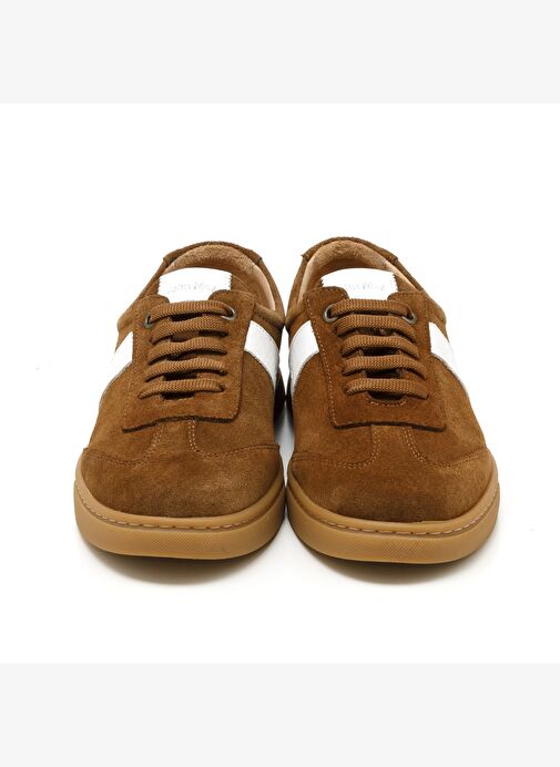 Kadın Sneaker ( Günlük) MAR-25Y-192-4003 John May Taba Süet-Beyaz Cilt - Görsel 4