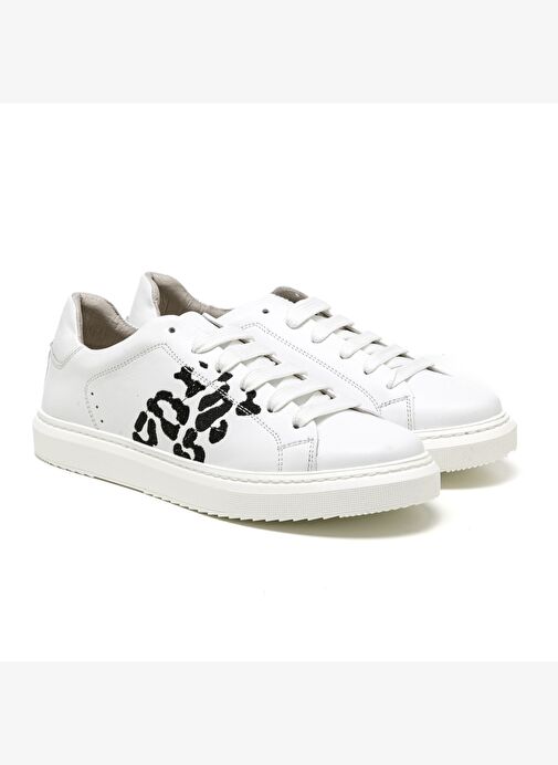 Kadın Sneaker ( Günlük) MAR-25Y-209-6348 John May Beyaz - Görsel 3