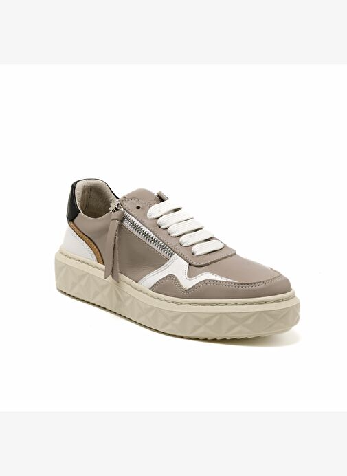 Kadın Sneaker ( Günlük) MAR-25Y-209-8856 John May Vizon Cilt Bej - Görsel 2