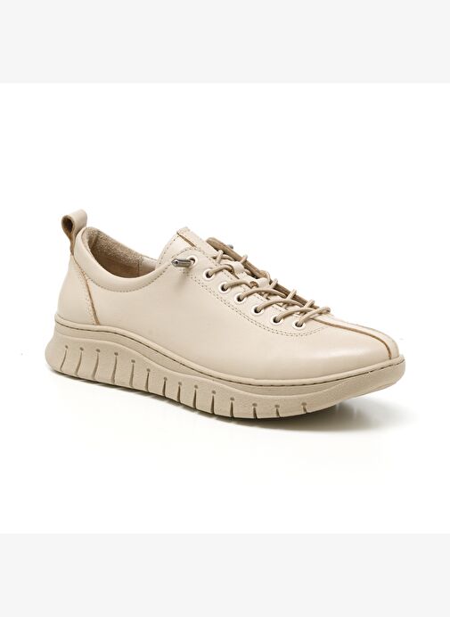 Kadın Sneaker ( Günlük) MAR-25Y-192-251 John May Bej Cilt - Görsel 2