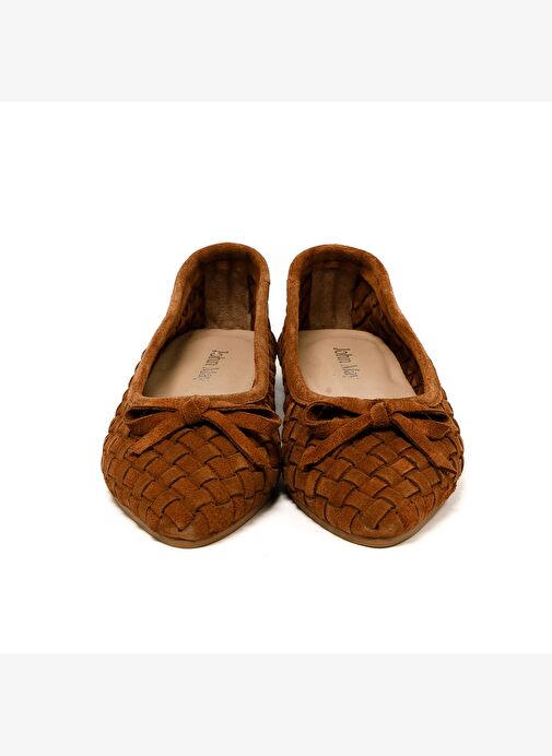 Kadın Babet MAR-25Y-147-5143 John May Taba Süet - Görsel 5