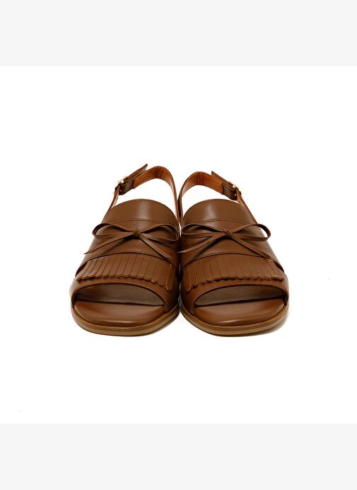 Kadın Sandalet MAR-25Y-166-416 John May Taba Cilt - Görsel 5