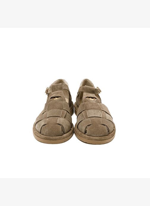 Kadın Sandalet RC-25Y-001-R40208 John May 10-Bej Süet - Görsel 4