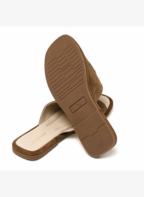 Kadın Terlik RC-25Y-001-R29635 John May 239-Tütün Süet - Görsel 6