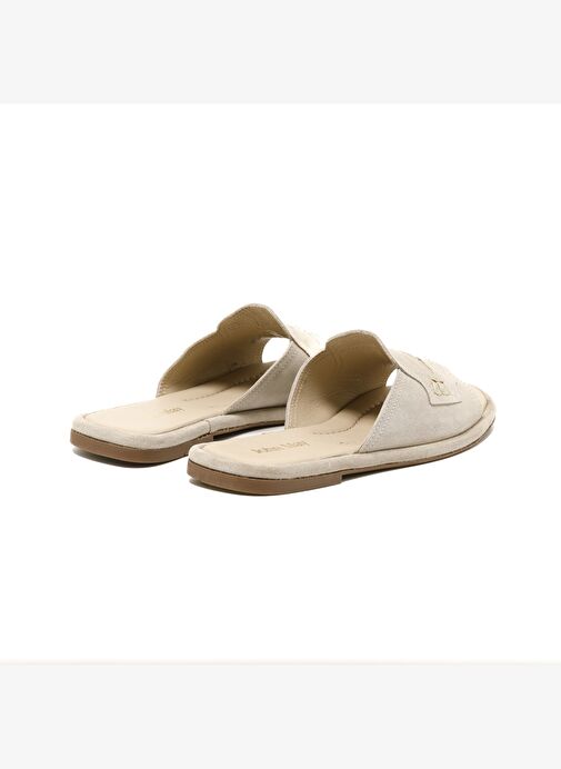 Kadın Terlik RC-25Y-001-R29635 John May 417-Açık Bej Süet - Görsel 5