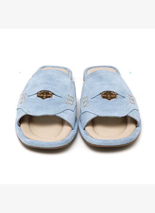Kadın Terlik RC-25Y-001-R29635 John May Bebe Mavi Süet - Görsel 4
