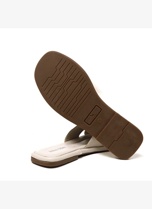 Kadın Terlik RC-25Y-001-R29615 John May 495-Krem - Görsel 6