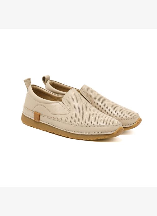 Kadın Sandalet RC-25Y-201-M5 John May Bej Deri - Görsel 3