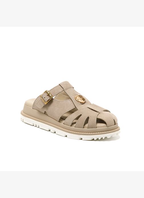 Kadın Terlik RC-25Y-201-M13 John May Bej Süet - Görsel 2