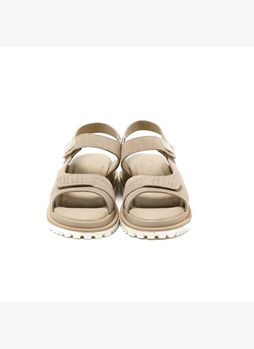 Kadın Sandalet RC-25Y-201-M15 John May Bej Süet - Görsel 4