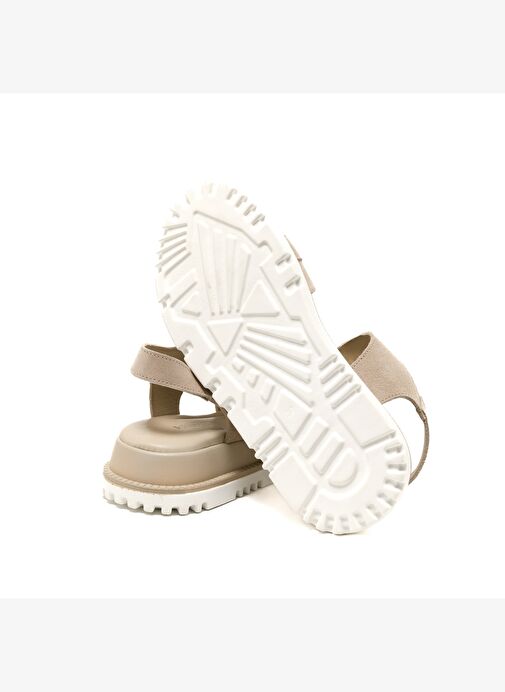 Kadın Sandalet RC-25Y-201-M15 John May Bej Süet - Görsel 6