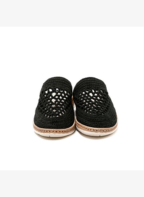 Kadın Terlik BBS_JMY John May Knitwear Slippers Black - Görsel 5
