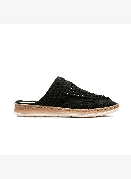 Kadın Terlik BBS_JMY John May Knitwear Slippers Black - Görsel 2
