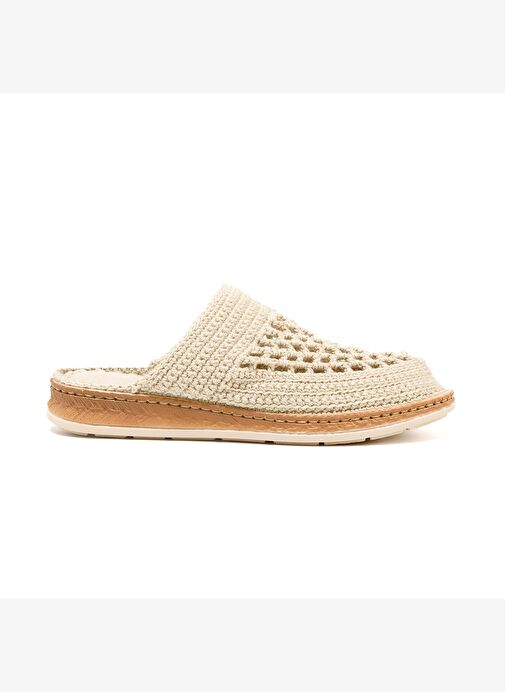 Kadın Terlik BBS_JMY John May Knitwear Slippers Cream - Görsel 2