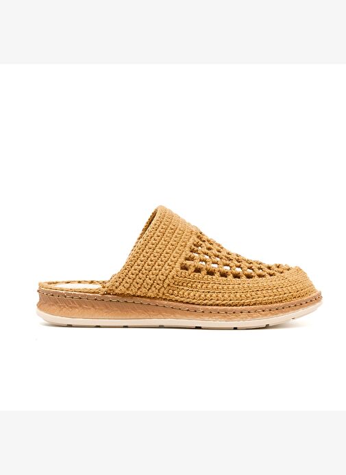 Kadın Terlik BBS_JMY John May Knitwear Slippers Camel - Görsel 2