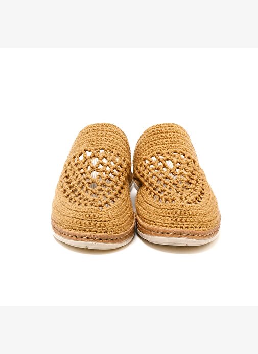 Kadın Terlik BBS_JMY John May Knitwear Slippers Camel - Görsel 5