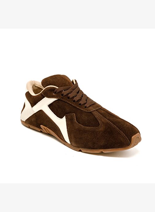 Kadın Sneaker ( Günlük) RC-25Y-187-MIU1005 John May Kahve Süet- Bej Süet - Görsel 3
