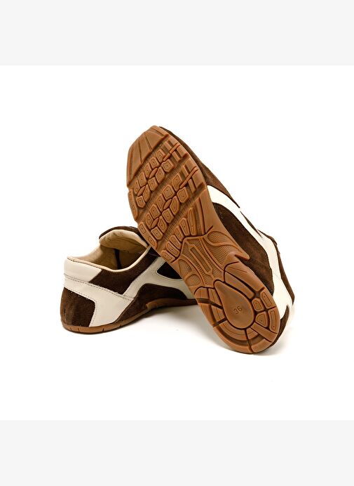 Kadın Sneaker ( Günlük) RC-25Y-187-MIU1005 John May Kahve Süet- Bej Süet - Görsel 7