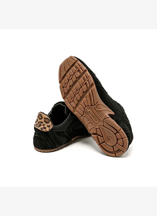 Kadın Sneaker ( Günlük) RC-25Y-187-MIU1912 John May Siyah Süet - Görsel 7