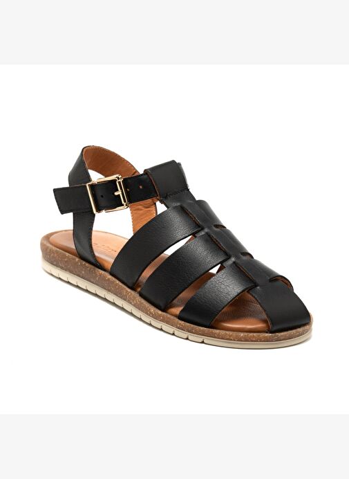 Kadın Sandalet RC-25Y-210-R2614 John May Siyah - Görsel 2