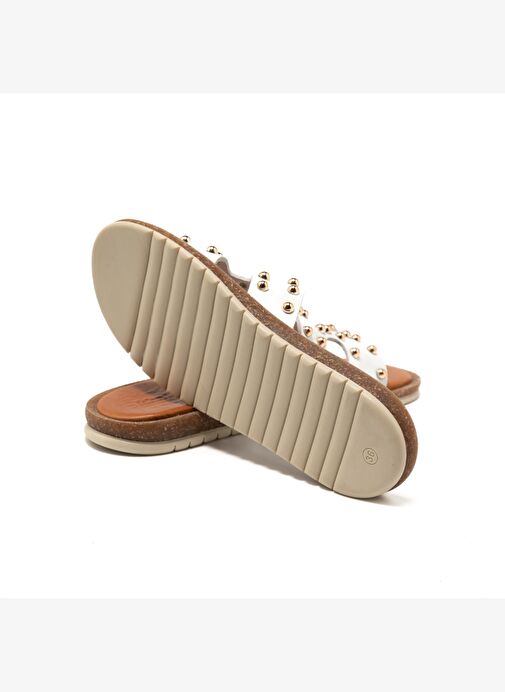 Kadın Terlik RC-25Y-210-R2622 John May Beyaz - Görsel 6