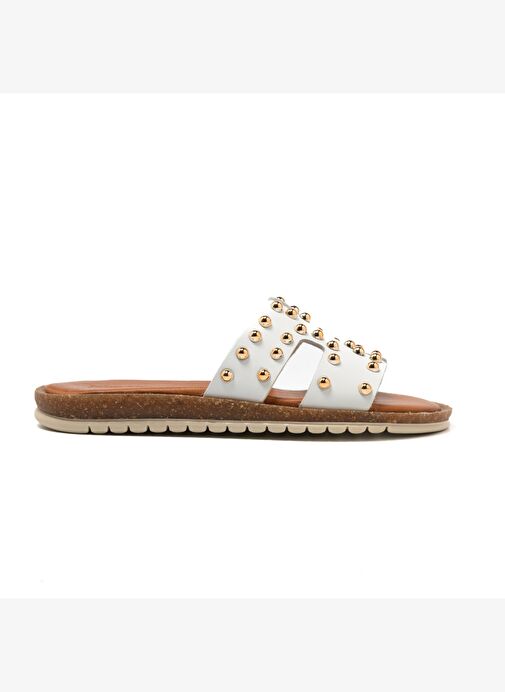 Kadın Terlik RC-25Y-210-R2622 John May Beyaz - Görsel 2